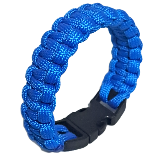 Paracord Cobra Bracelet - Blue