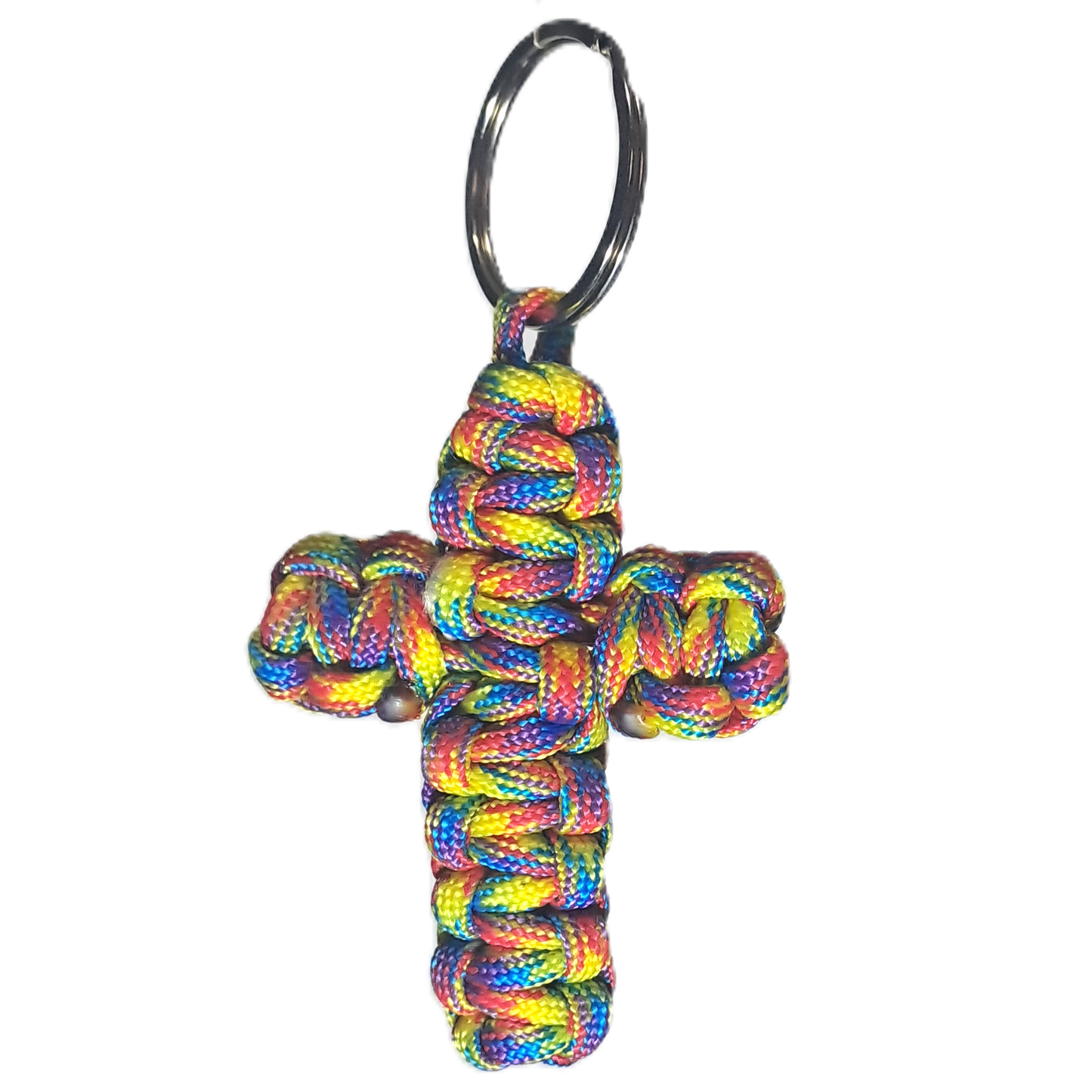 Paracord Cobra Cross KeyRing - Multi Color