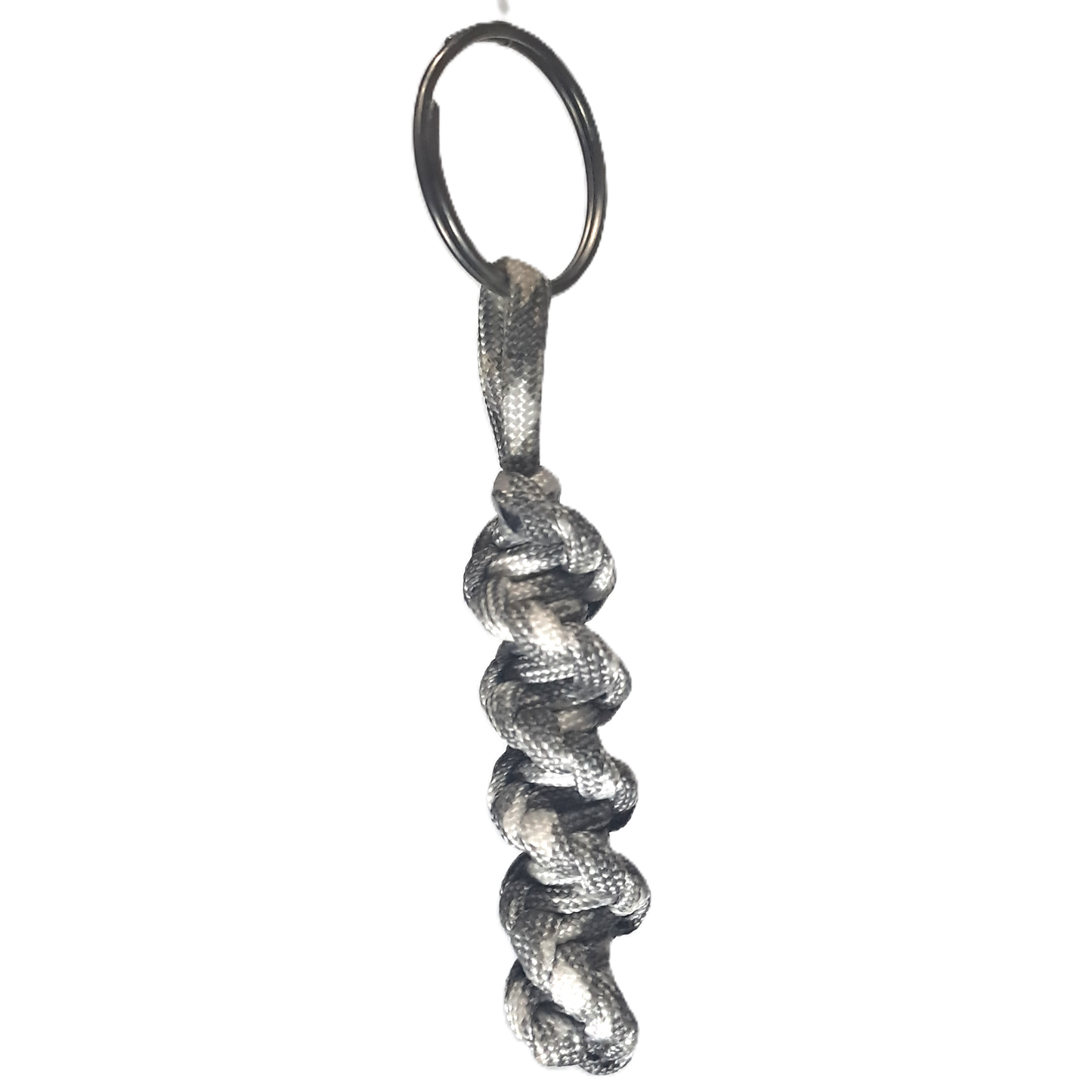 Paracord DNA KeyRing - Grey & White