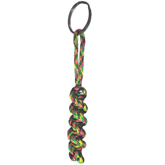 Paracord DNA KeyRing - Jamaican