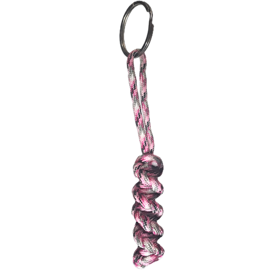 Paracord DNA KeyRing - Pink Camo