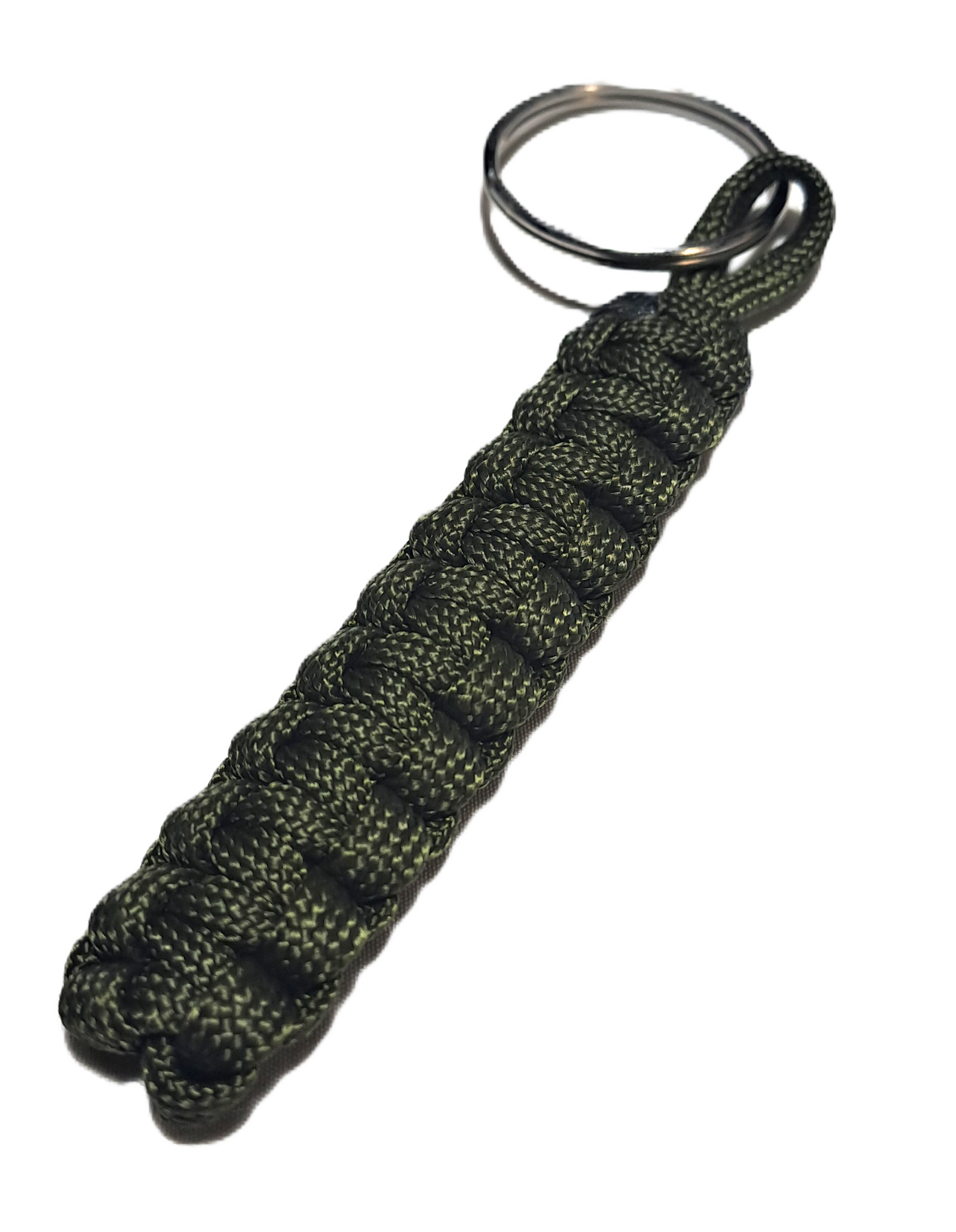 Paracord Cobra KeyRing - Dark Olive