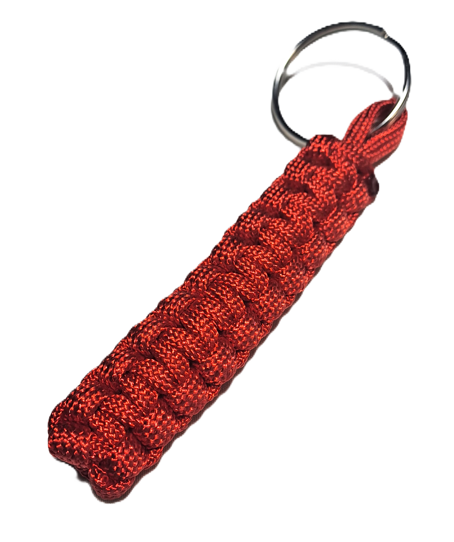 Paracord Cobra KeyRing - Deep Red