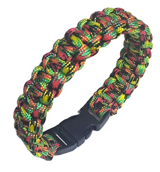 Paracord Cobra Bracelet - Jamaican